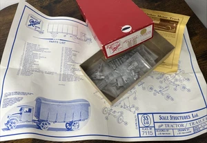 Scale Structures Ltd. HO Scale Kit #7115 Kleiber Motor Tuck & Trailer Closed Cab - Picture 1 of 7