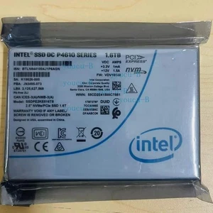 RT7ND Dell/ Intel DC P4610 Series 1.6TB 2.5in NVMe/PCIe SSD 0RT7ND SSDPE2KE016T8 - Picture 1 of 3