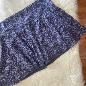 Athleta Purple Ace Printed Stretchy Polyester Tennis Skort Size 3X Plus - Picture 1 of 6