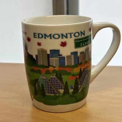 Taza de café Edmonton Alberta Canadá Wayne Gretzky taza de té hockey recuerdo regalo Foto 1 de 4
