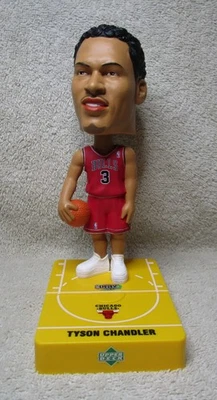 TYSON CHANDLER 2001-02 Upper Deck NBA Basketball Play Makers Bobblehead BULLS - Image 1 of 4