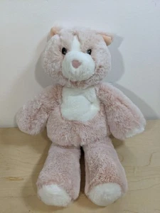 Mary Meyer 13" Pink White Kitty Cat Marshmallow Zoo Soft Stuffed Animal Plush - Picture 1 of 8