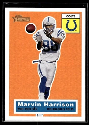 2001 Topps Heritage Marvin Harrison Indianapolis Colts #64 - Image 1 of 2