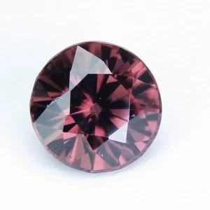 1.47Cts Fantastic Natural Unheated Brown Zircon 6.3mm Round Shape Collection Gem - Picture 1 of 4