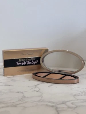 Too Faced Born This Way Turn Up The Light Highlighting Palette Tan 0.10 oz NIB - Image 1 of 4