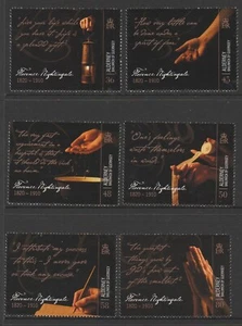 GUERNSEY - ALDERNEY 2010 Death Centenary of FLORENCE NIGHTINGALE set of 6 MNH - Picture 1 of 1
