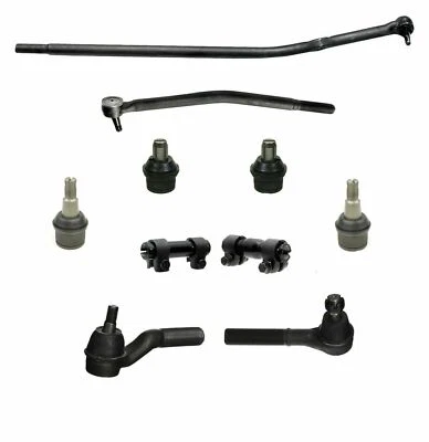 Комплект рулевой подвески 10 шт для фургонов Ford E-250 E-350 E-450 SRW 1992–2007 годов выпуска - Изображение 1 из 4