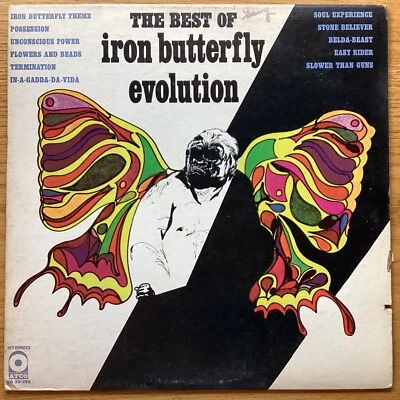 Iron Butterfly “Evolution: The Best of Iron Butterfly" 33 1/3 rpm LP, SD 33-369 - Image 1 of 4