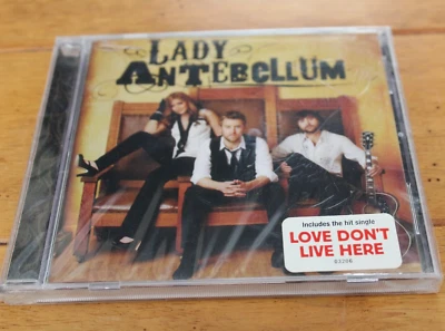 LADY ANTEBELLUM - SELF TITLED CD [NEW SEALED] *CRACKED CASE* HYPE STICKER - Imagem 1 de 4