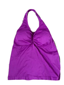 Fashion Forms Purple Halter Padded Bra Top Wireless Stretch Tank Sz XL - Picture 1 of 10