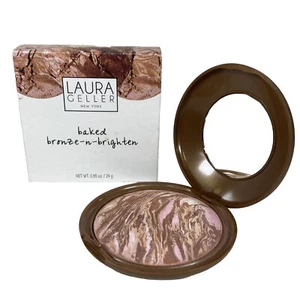 Laura Geller Baked Bronze-n-Brighten Color Correcting Bronzer FAIR 24G - New - Picture 1 of 8