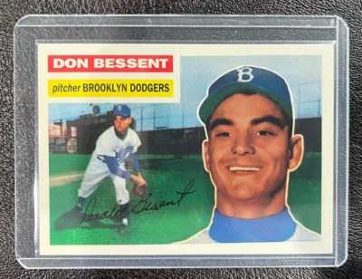 1995 Topps Archives Don Bessent 1956 Reprint #184 MINT* - Image 1 of 2
