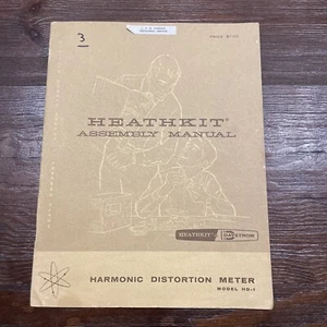 Heathkit HD-1 Harmonic Distortion Meter Assembly Manual 595-105 - Picture 1 of 2