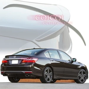 Painted Gloss Black OEM type trunk spoiler for Honda 13-17 ACCORD Sedan ◎ - Picture 1 of 1
