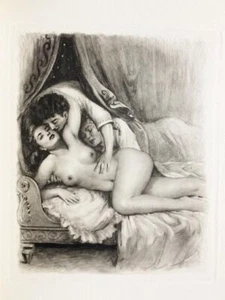 Ovide Les Amours Becat Grabado Erótico Curioso Erótico - Imagen 1 de 5