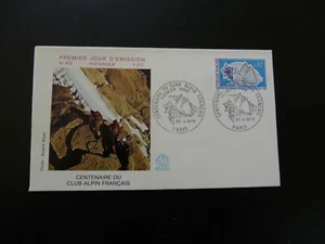 mountaineering mountain climbing French Alpine Club FDC France 1974 (2) - Picture 1 of 1