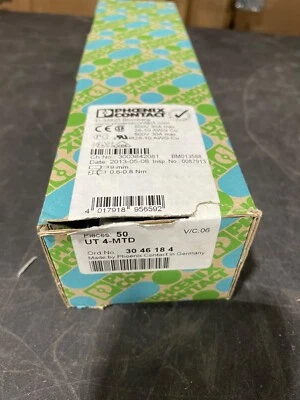 Phoenix Contact UT 4-MTD - Feed-through terminal block -Box of 50 new - Image 1 of 2