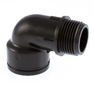 Polypropylene (PP) Elbow Male x Female BSP Threads - Image 1 of 4