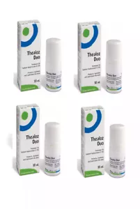 Thea Thealoz Duo eye drops 10 ml x 4 Severe dry eye syndrome Contact lens users - Picture 1 of 1