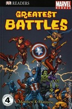 DK Readers: Marvel Heroes Greatest Battles HC #1-1ST NM 2008 Stock Image