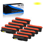 10Pk Yellow Tn315 Color Toner  For Brother Mfc-9465Cdn Mfc-9560Cdw Mfc-9970Cdw