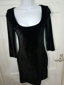 Asos Samt Bodycon Kleid Partykleid UK 8 - Bild 1 von 8