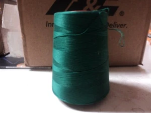 THREADS USA-D/3(T-105)-MANCHU GREEN-TOP STITCHING THREAD-3000 YD CN-U.S. MADE - Picture 1 of 2