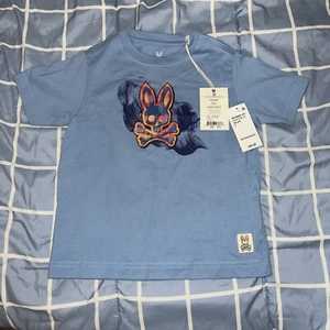 Psycho Bunny Boys Printed Tee XXS/4 - Picture 1 of 6