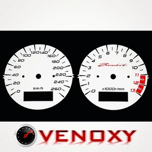 Suzuki GSF 1200 Bandit 01-06 Fond de Compteur BLANC - Imagen 1 de 1