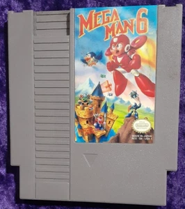 Nintendo NES Mega Man 6 Videospiel *AUTHENTISCH* - Bild 1 von 4