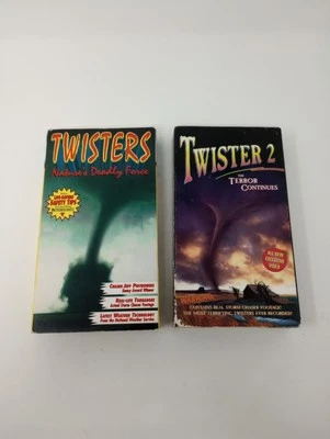 Twisters : Nature's Deadly Force & Twister 2: The Terror Continues (VHS, 1996)  - Image 1 of 4