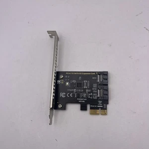 PCI-E Adapterkarte PCI Express X16 auf SATA 3.0 7 Pin 2 Ports 6G Erweiterungskarte - Bild 1 von 5
