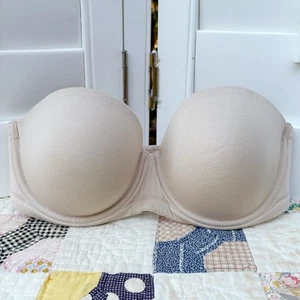 Wacoal Nude Strapless Underwire Bra 854119 Size 36D - Picture 1 of 5