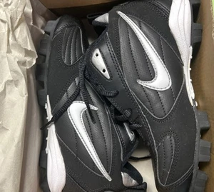 nike keystone baseball cleats 13.5 C Black - Picture 1 of 3