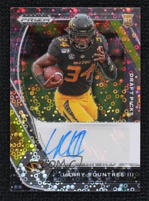 2021 Panini Prizm Draft Picks Circles Larry Rountree III #DPA-LRO Rookie Auto RC - Image 1 of 2