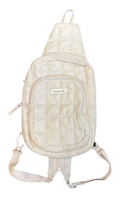 Reebok Women's Bag - Crossbody Sling Purse Shoulder Bag Backpack Beige Cream - Image 1 of 4