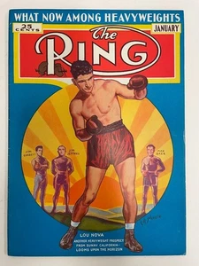 January 1939 RING Boxing Magazine with LOU NOVA Cover - Picture 1 of 6