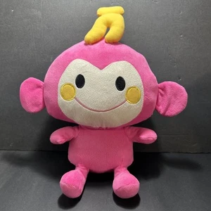 Vintage 2004 Chi Chai Monchan 18” Sanrio Fiesta Pink Plush Monkey Banana Head - Picture 1 of 13