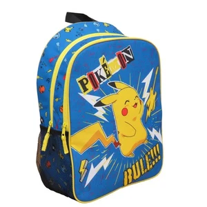 Mochila Adaptable Pokémon Pikachu 41 cm - Correa Carrito Escolar y Bolsillos de Agua - Imagen 1 de 5