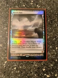 1x Marsh Flats - Battle For Zendikar Expedition - Foil - NM Near Mint - Picture 1 of 1