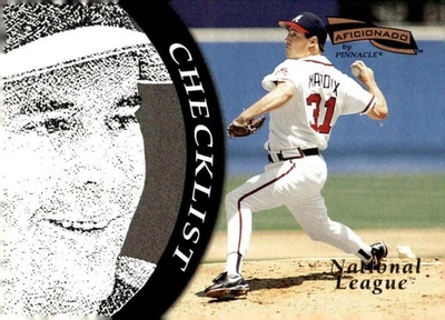 1996 Pinnacle Aficionado #199 Greg Maddux - Image 1 of 2
