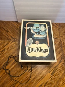 Vtg 1950s Little Kings First In Its Class Lighted Advertising Beer Sign Man Cave - Picture 1 of 11