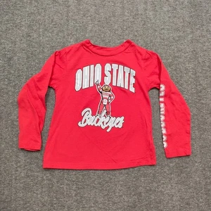 Camisa Ohio State Buckeyes Niños Grande Roja Manga Larga Gen 2 - Imagen 1 de 6