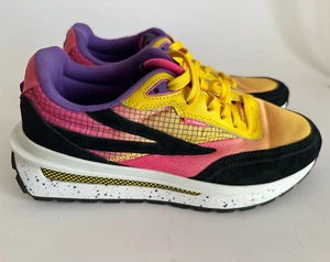 Fila Renno sportliche Damen-Sneaker schwarz Zitrone Knockout pink mehrfarbig Größe 9 - Bild 1 von 7