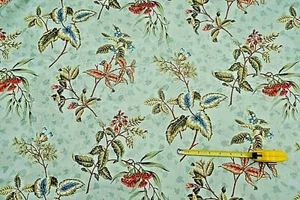 Vintage Braemore Green Foliage Fabric Drapery Crafts 4 Yards - Picture 1 of 1
