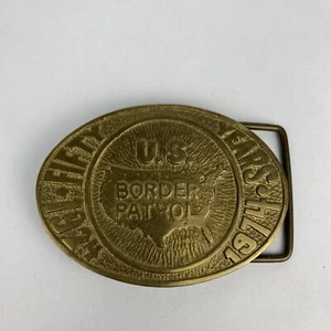 1924–1974 U.S. Border Patrol Belt Buckle – 50 Year Commemorative Piece - Picture 1 of 3