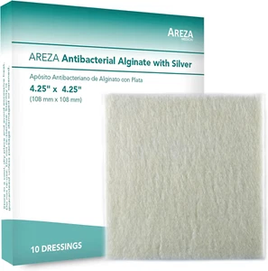 - Silver Alginate (Antibacterial Alginate with Silver) - Sterile - Wound Dressin - Picture 1 of 12