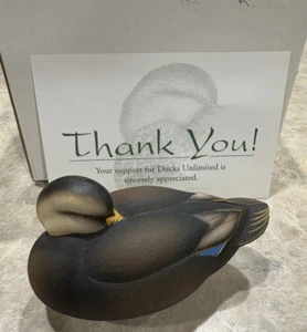Canard noir miniature Jett Brunet Ducks illimité 2001 neuf dans sa boîte ! - Photo 1/7