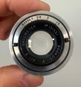 Early Fast Dallmeyer 1" f1.5 C Mount Lens 16mm Camera Bolex - Picture 1 of 7
