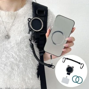 Free Hands Magnetic Belt Clip Metal Backpack Clip Mobile Phone - Picture 1 of 12